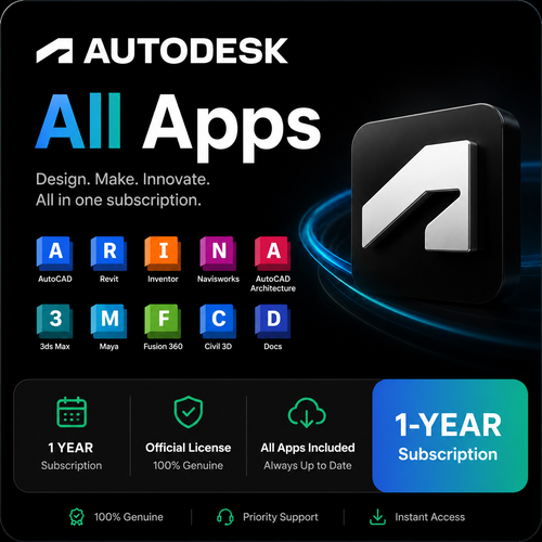 Autodesk All Apps 1-Year Subscription