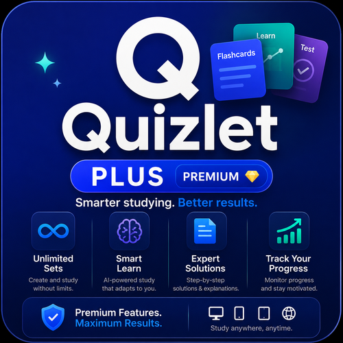 Quizlet Plus Premium